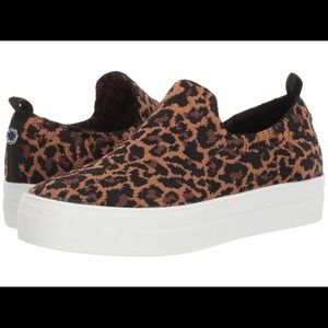 Steve Madden Leopard Print Slip-On Sneakers
